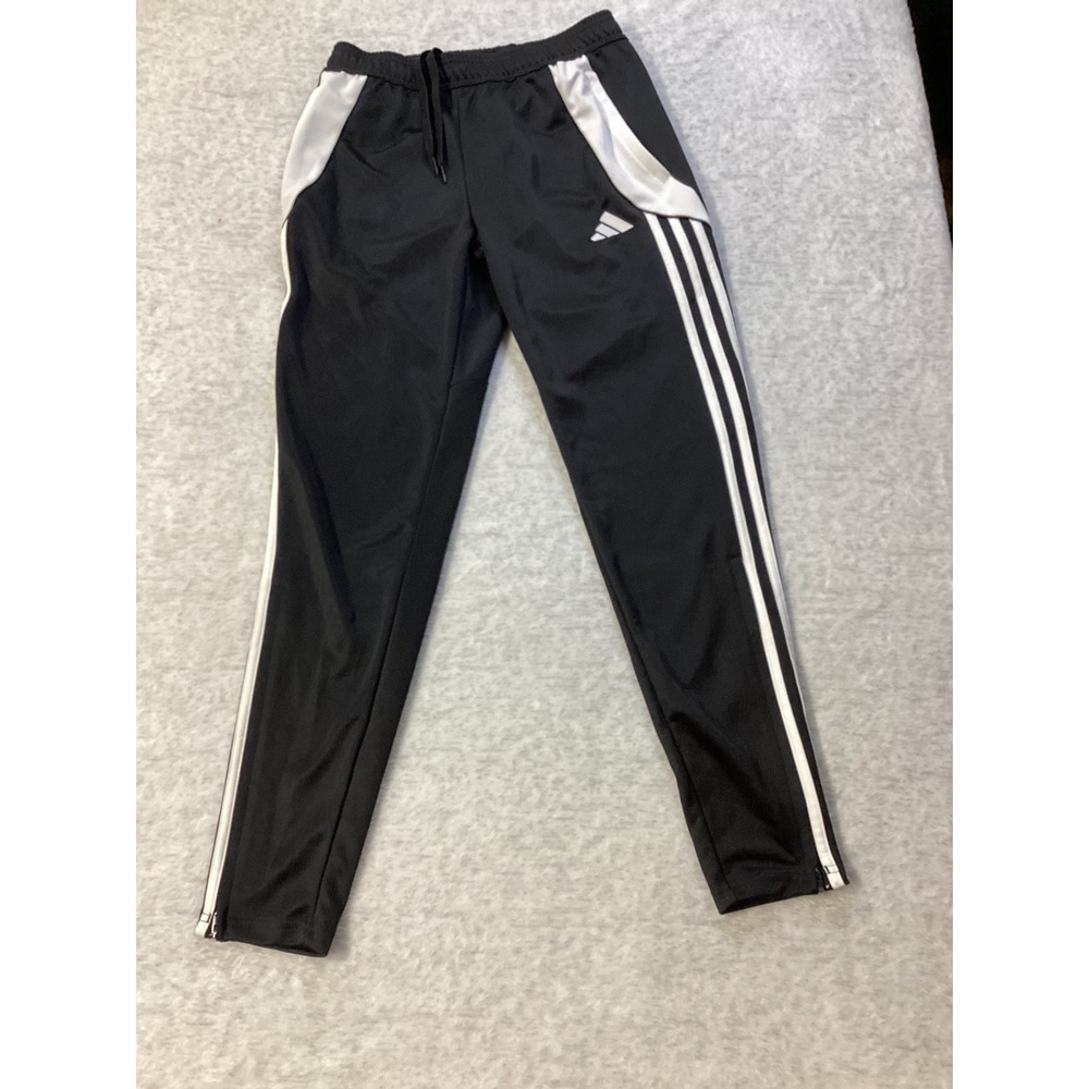 Adidas Tiro 24 Training Pants Womens XS Black White Track Soccer IJ7660‎ NEW